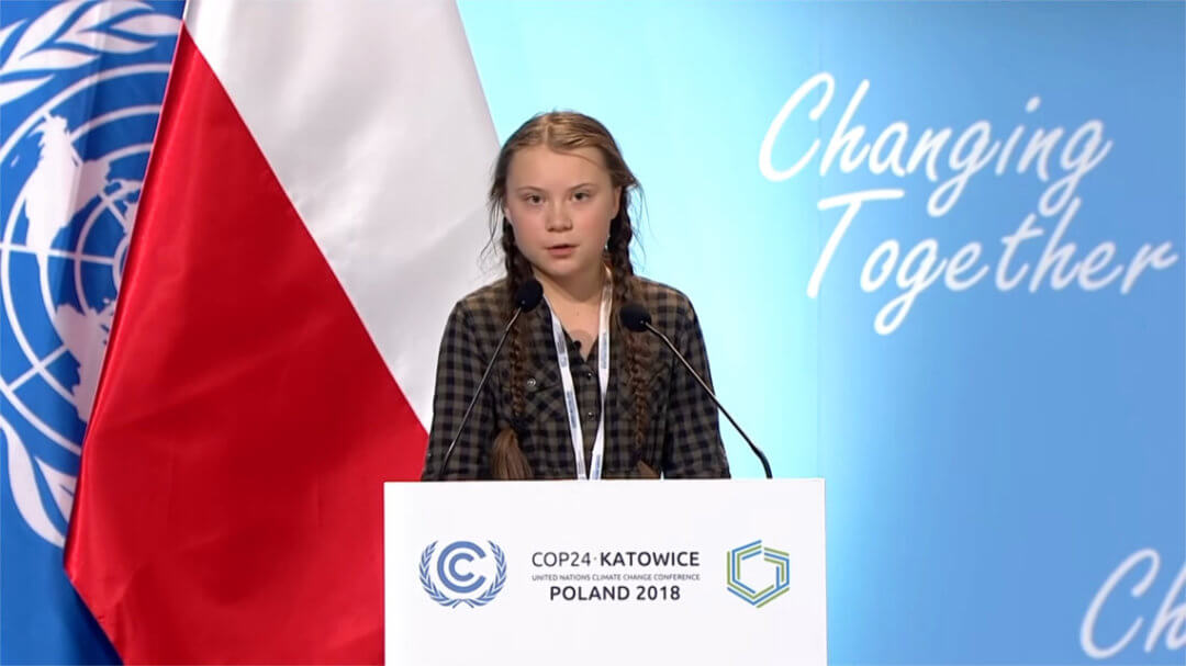 Il discorso di Greta Thunberg